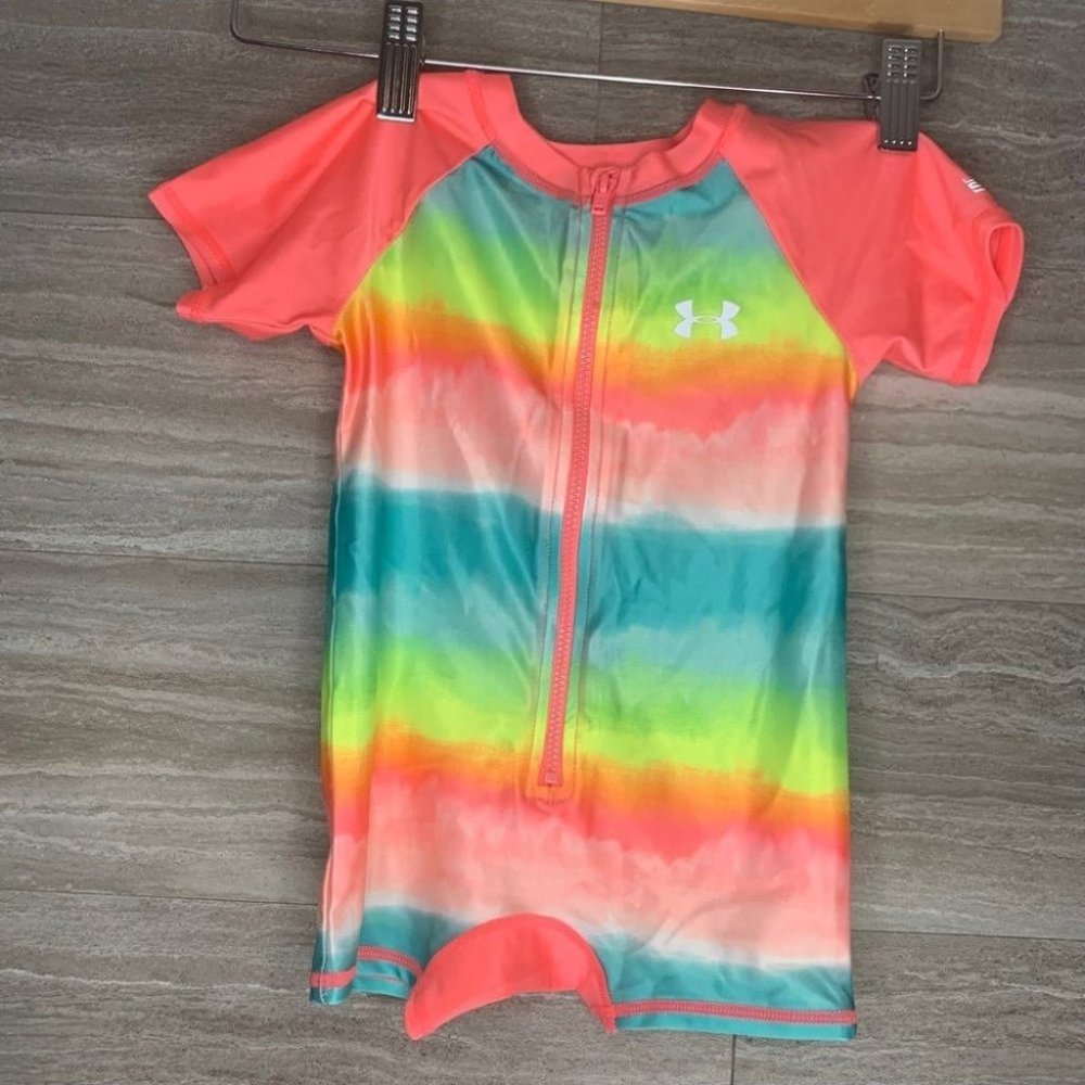 Baby Girls Under Armour Rainbow One Piece Bathingsuit